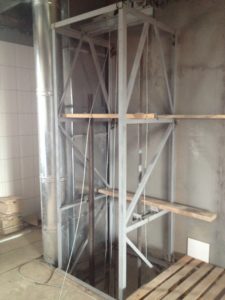 Установка ресторанного лифта